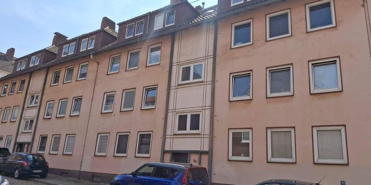 Etagenwohnung Bremerhaven Geestemünde - 3 Zimmer, 63 m&sup2;, 500&euro; | Angebot:23462437