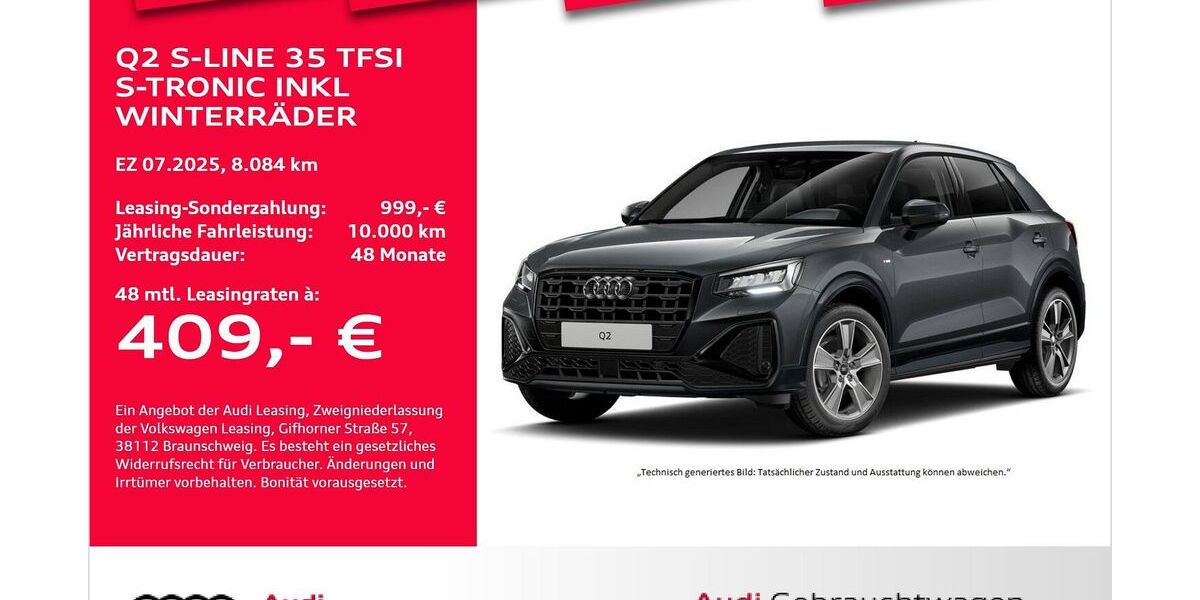 Audi Q2 8.084 km 33.941 &euro; Bremerhaven 27576