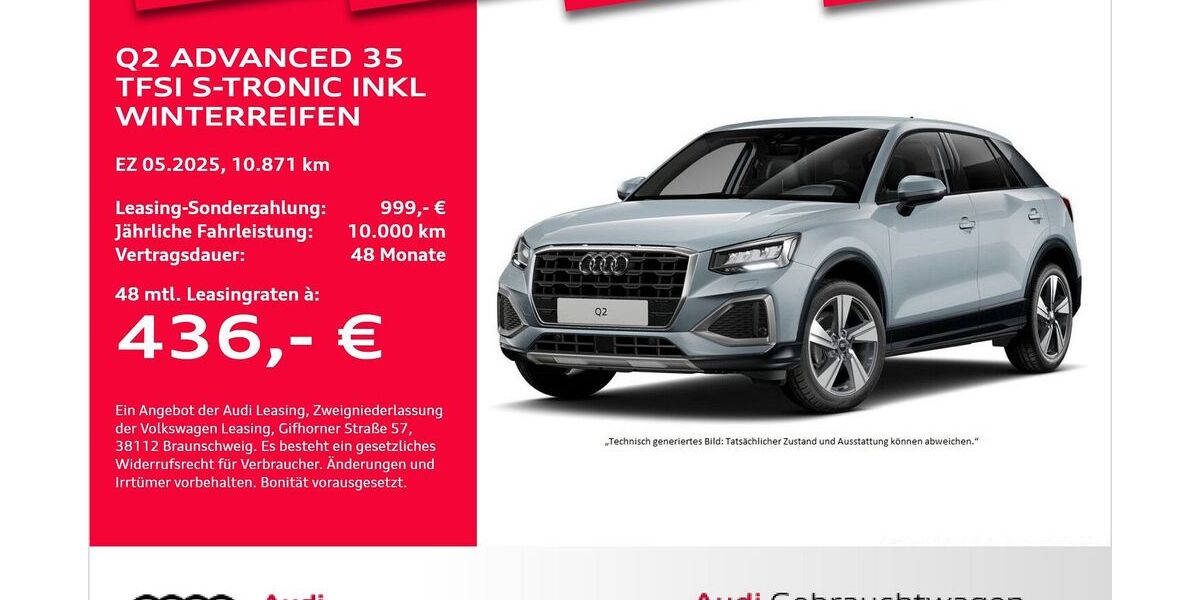 Audi Q2 10.871 km 31.891 &euro; Bremerhaven 27576