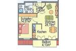 Etagenwohnung Geestland Bad Bederkesa - 2 Zimmer, 56 m&sup2;, 347&euro; | Angebot:26741930