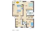 Etagenwohnung Bremerhaven Lehe - 3 Zimmer, 87 m&sup2;, 625&euro; | Angebot:25749026