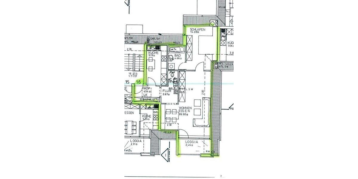 Etagenwohnung Bremerhaven - 2 Zimmer, 66 m&sup2;, 95.000&euro; | Angebot:26132702