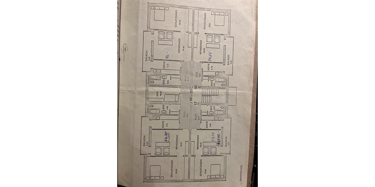 Etagenwohnung Wurster Nordseeküste - 2 Zimmer, 64 m&sup2;, 115.000&euro; | Angebot:26120389
