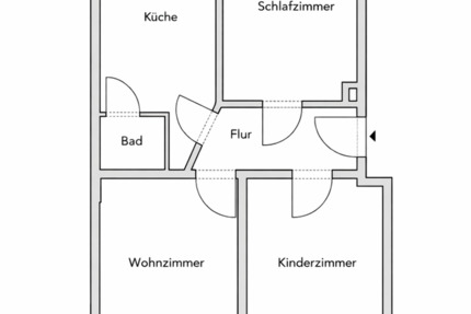Wohnung Bremerhaven Mitte - 3 Zimmer, 60 m&sup2;, 599&euro; | Angebot:25238035