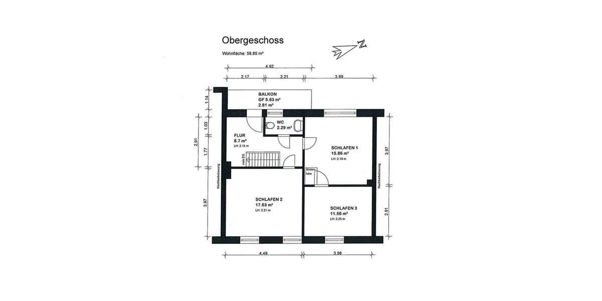 Reihenmittelhaus Bremerhaven Geestemünde - 4 Zimmer, 127 m&sup2;, 259.900&euro; | Angebot:25095996
