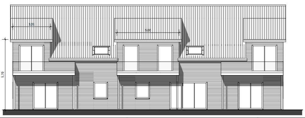 Exklusive 3-Zimmer-Neubauwohnung im Dachgeschoss - Ruhiges 6-Familienhaus in guter Lage von Brake 3 zimmer