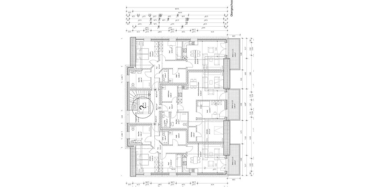 Exklusive 3-Zimmer-Neubauwohnung im Dachgeschoss - Ruhiges 6-Familienhaus in guter Lage von Brake 3 zimmer