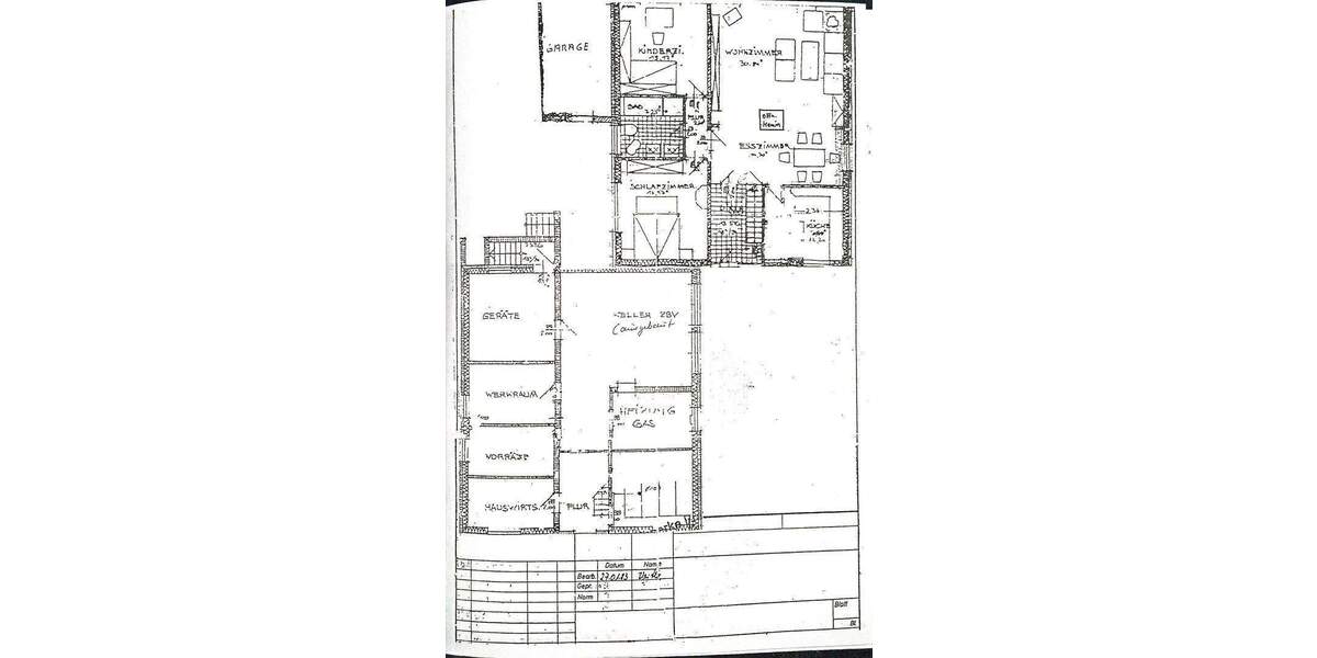 ruhig gelegener Bungalow mit Vollkeller, großer Garage und Gartenhaus 3 zimmer