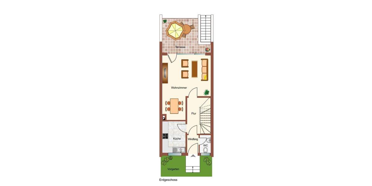 Volksbank Immobilien: Ein Reihenhaus für die ganze Familie! 6 zimmer