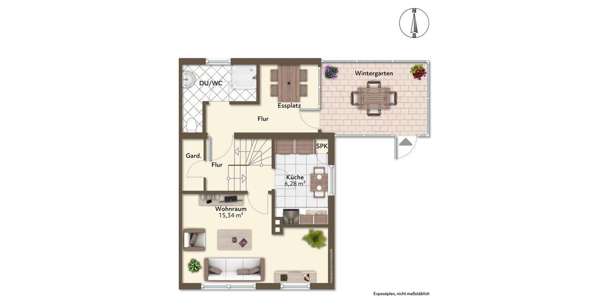 Doppelhaushälfte Bremerhaven Lehe - 3 Zimmer, 74 m&sup2;, 157.000&euro; | Angebot:19364401