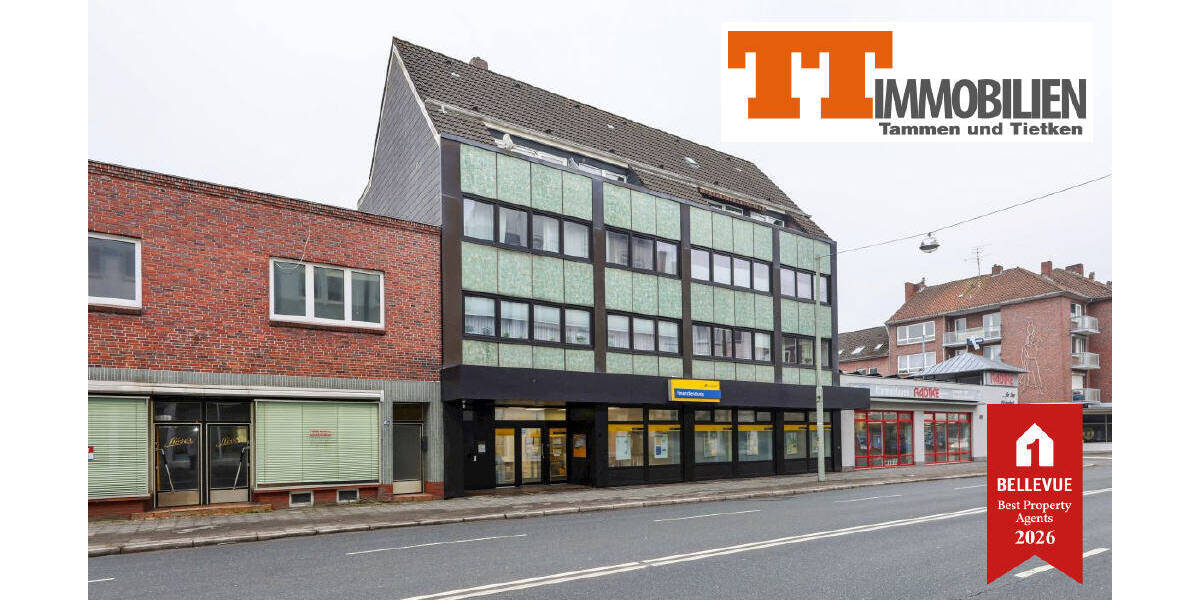 Etagenwohnung Wilhelmshaven-Heppens Heppens - 3 Zimmer, 76 m&sup2;, 99.000&euro; | Angebot:26155827
