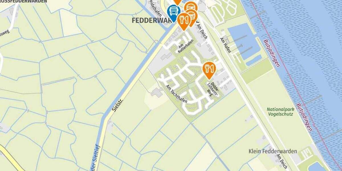 Reihenendhaus Butjadingen / Fedderwardersiel Fedderwardersiel - 3 Zimmer, 60 m&sup2;, 172.000&euro; | Angebot:25771977