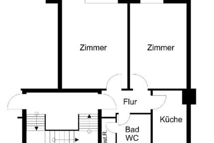 Wohnung zum Mieten in Bremerhaven 281 € 51.86 m² 2 zimmer